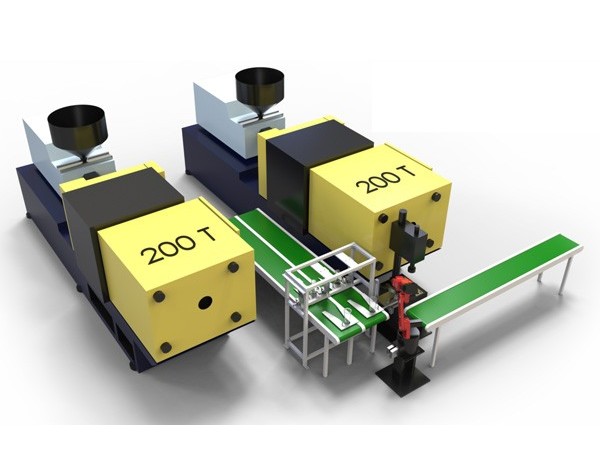 超聲焊塑料件上下料集成應(yīng)用